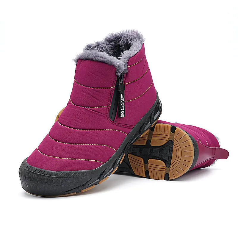 Tails on Trails Women’s Winter High-Top Hiking Boots – Insulated & Waterproof (US 5–13.5)