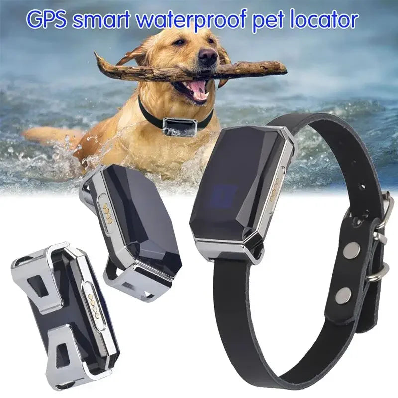 G12 GPS Smart Waterproof Pet Locator Universal Waterproof GPS Location Collar For Cats And Dogs Positioning Tracker Locating