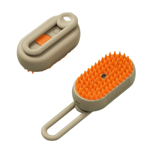 🧼 Steamy Pet Brush™ – Gentle Steam Grooming for a Shiny, Tangle-Free Coat 🐶🐱 - Tails on Trails