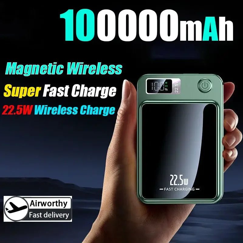 Tails on Trails MagCharge Pro – 100,000mAh Magnetic Wireless Power Bank - Tails on Trails