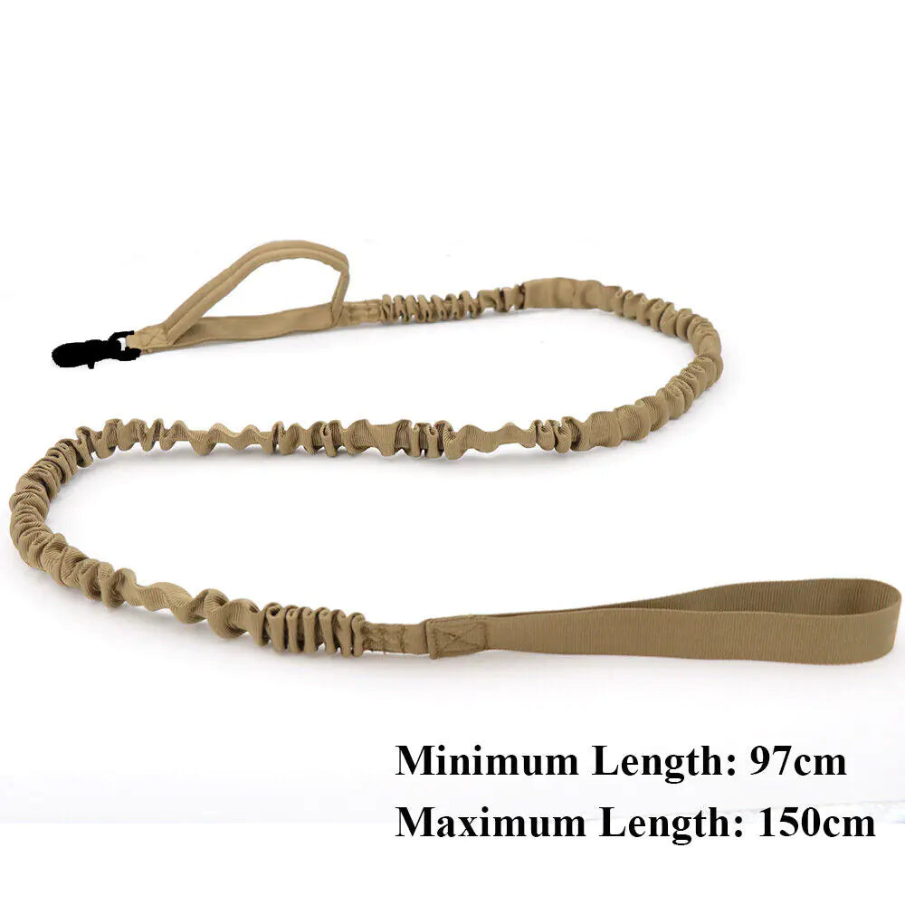 Tails on Trails Tactical Dog Leash – Heavy-Duty Nylon with Metal Buckle for Large Dogs