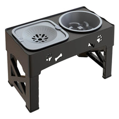 Adjustable 3 - in - 1 Pet Feeder - Tails on Trails