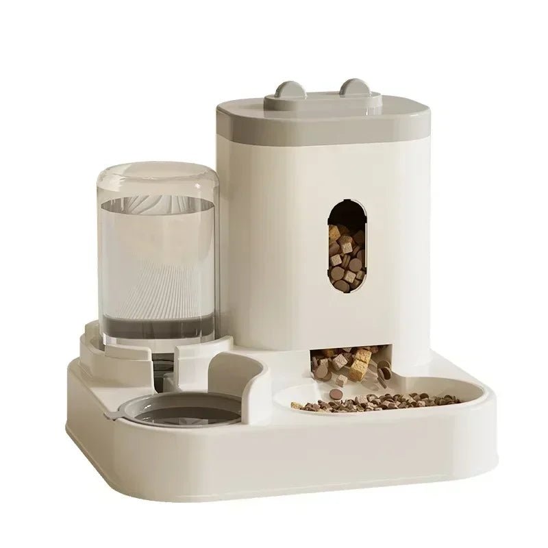 Automatic Feeder Dog Food Bowl With Water Fountain Pet Large Capacity Raised Stand Dish Bowl For Cat Drinker Accessories - Tails on Trails