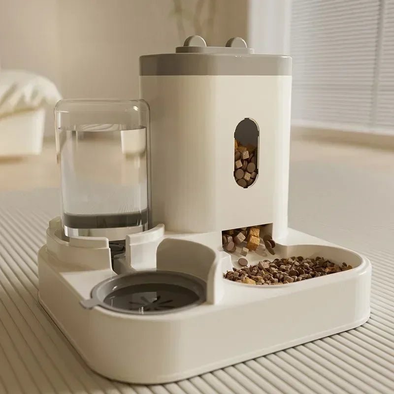 Automatic Feeder Dog Food Bowl With Water Fountain Pet Large Capacity Raised Stand Dish Bowl For Cat Drinker Accessories - Tails on Trails