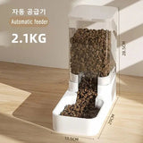 Dog Automatic Feeder Transparent Automatic Gravity Cat Water Bowl High Capacity Food Storage Container Cat And Dog Accessories - Tails on Trails