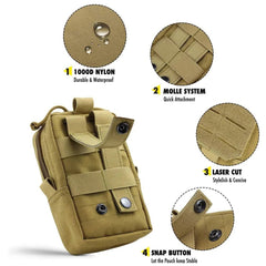 Dog Tactical Pouch Harness - Tails on Trails