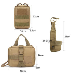 Dog Tactical Pouch Harness - Tails on Trails