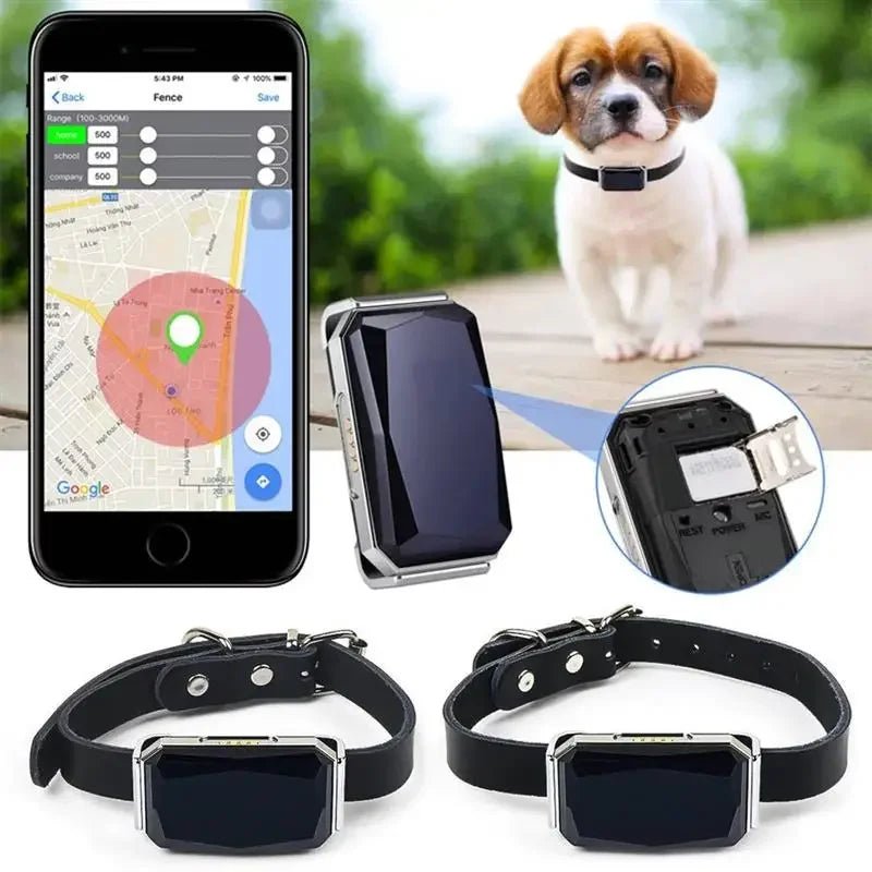 G12 GPS Smart Waterproof Pet Locator Universal Waterproof GPS Location Collar For Cats And Dogs Positioning Tracker Locating - Tails on Trails