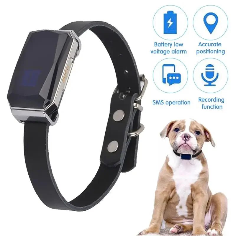 G12 GPS Smart Waterproof Pet Locator Universal Waterproof GPS Location Collar For Cats And Dogs Positioning Tracker Locating - Tails on Trails