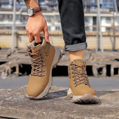 IronGuard™ Steel Toe Work Boots – Waterproof, Slip - Resistant & Heavy Duty - Tails on Trails