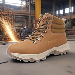 IronGuard™ Steel Toe Work Boots – Waterproof, Slip - Resistant & Heavy Duty - Tails on Trails
