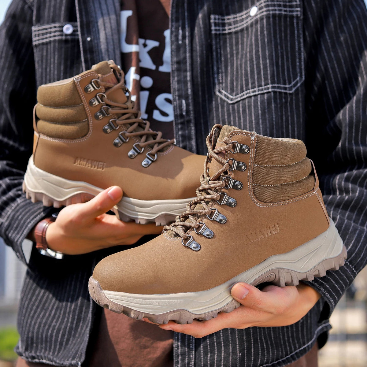 IronGuard™ Steel Toe Work Boots – Waterproof, Slip - Resistant & Heavy Duty - Tails on Trails
