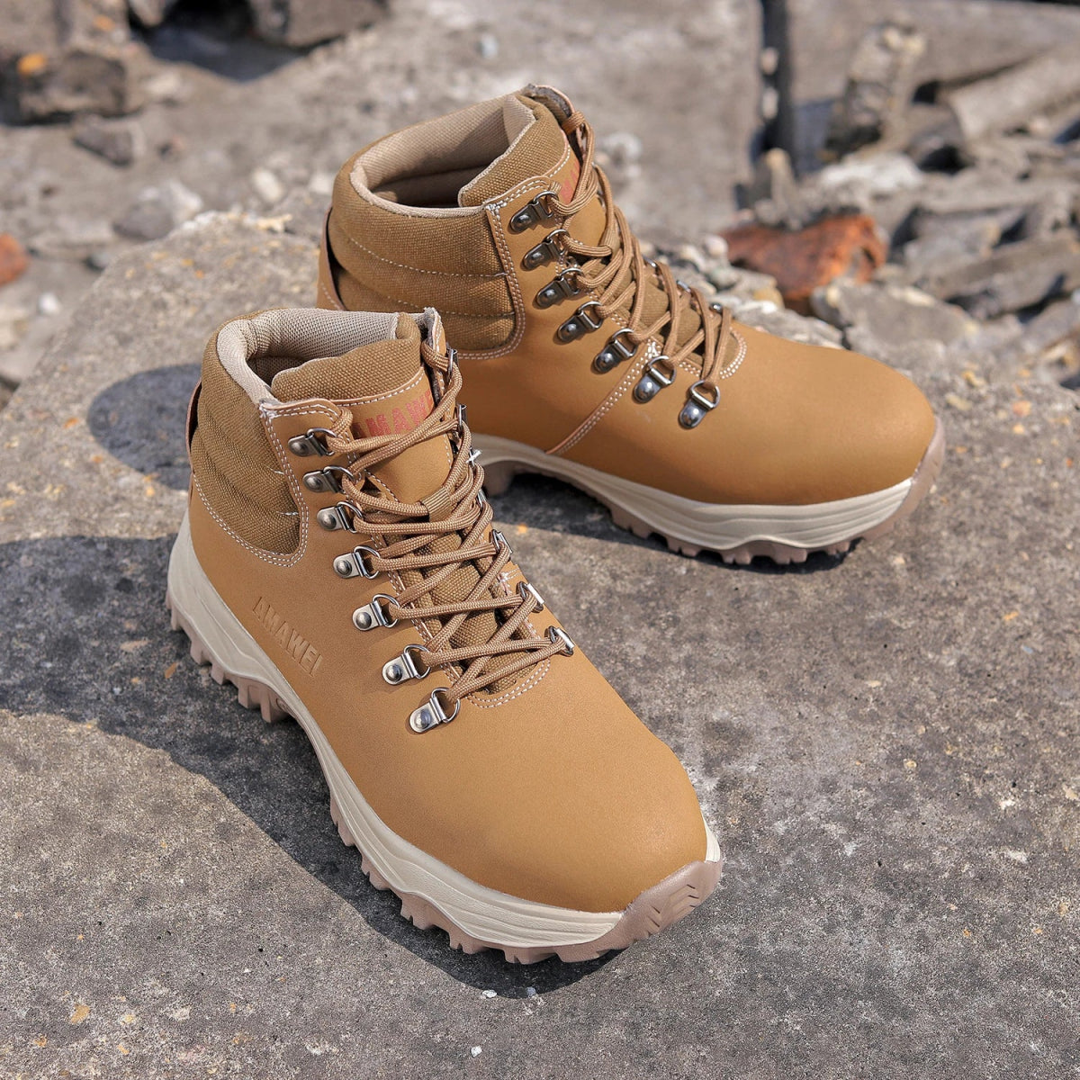 IronGuard™ Steel Toe Work Boots – Waterproof, Slip - Resistant & Heavy Duty - Tails on Trails