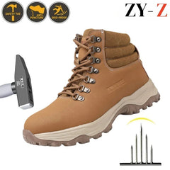 IronGuard™ Steel Toe Work Boots – Waterproof, Slip - Resistant & Heavy Duty - Tails on Trails