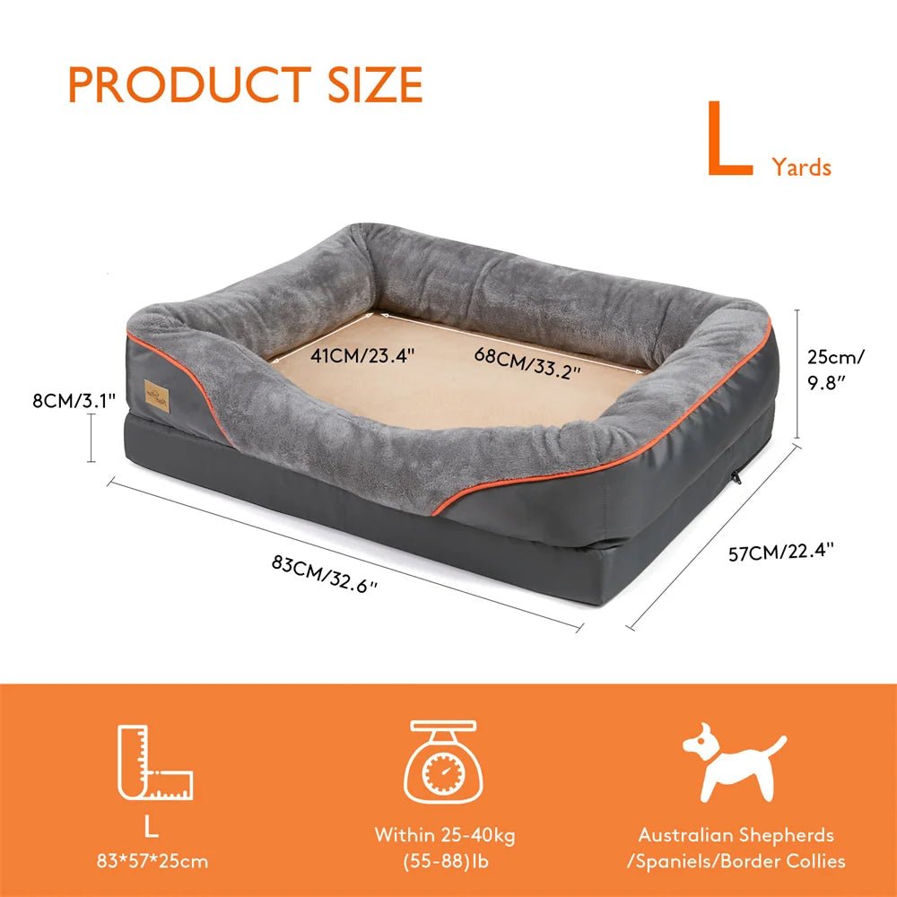 Jumbo Orthopedic Dog Bed - Tails on Trails