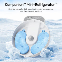 Luxury Smart Automatic Pet Feeder – 4 - Meal Dispenser for Wet & Dry Food with Wireless Timer Control - Tails on Trails