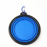 New 350ml Folding Bowl With Keychain Pet Bowl Portable Travel Dog Bowl Convenient Cat bowl Non - deformable Folding Bowl - Tails on Trails