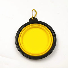 New 350ml Folding Bowl With Keychain Pet Bowl Portable Travel Dog Bowl Convenient Cat bowl Non - deformable Folding Bowl - Tails on Trails