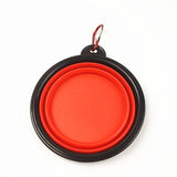 New 350ml Folding Bowl With Keychain Pet Bowl Portable Travel Dog Bowl Convenient Cat bowl Non - deformable Folding Bowl - Tails on Trails