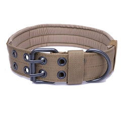 Rugged Tactical Dog Collar - Heavy Duty, Military Grade - Tails on Trails