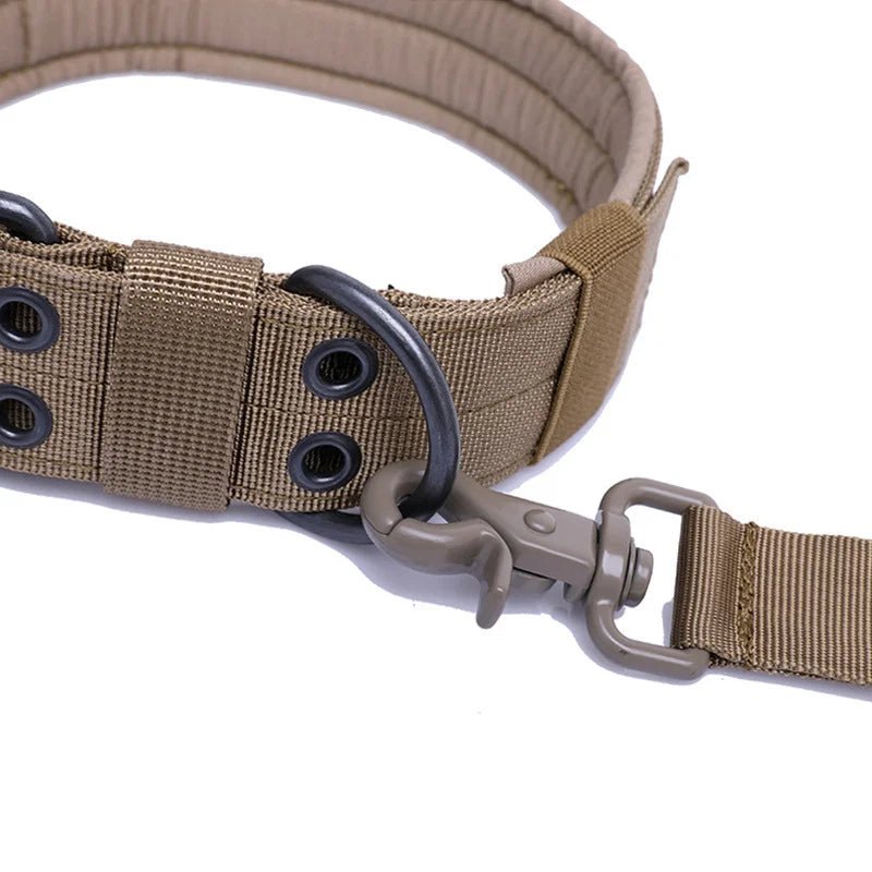 Rugged Tactical Dog Collar - Heavy Duty, Military Grade - Tails on Trails