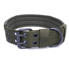 Rugged Tactical Dog Collar - Heavy Duty, Military Grade - Tails on Trails