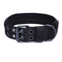 Rugged Tactical Dog Collar - Heavy Duty, Military Grade - Tails on Trails