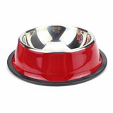 Stainless Dog Bowls Pet Steel Bowl Set Food Water Bowl for Dogs Anti - skid - Tails on Trails