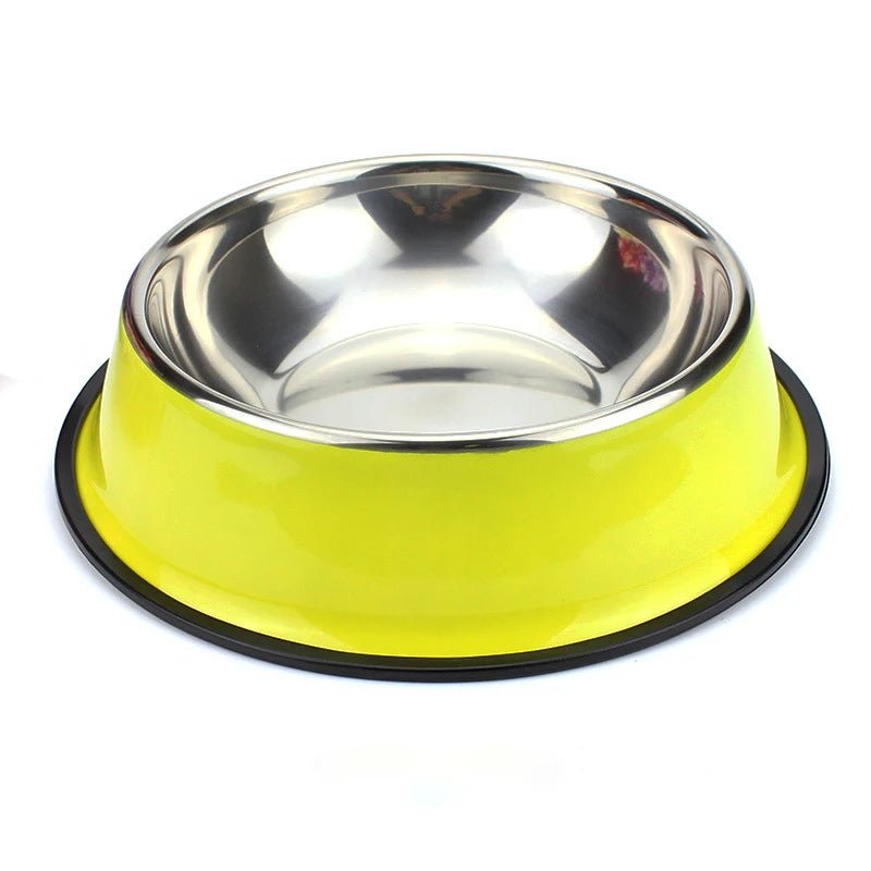 Stainless Dog Bowls Pet Steel Bowl Set Food Water Bowl for Dogs Anti - skid - Tails on Trails