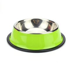 Stainless Dog Bowls Pet Steel Bowl Set Food Water Bowl for Dogs Anti - skid - Tails on Trails