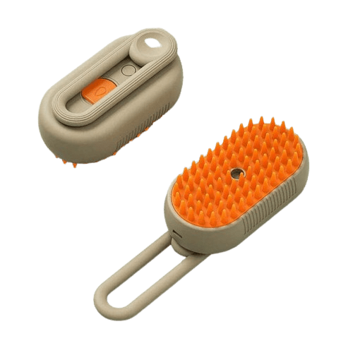 🧼 Steamy Pet Brush™ – Gentle Steam Grooming for a Shiny, Tangle - Free Coat 🐶🐱 - Tails on Trails