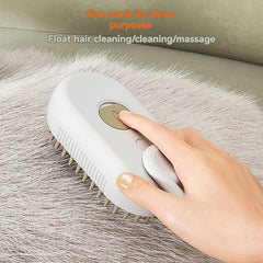 🧼 Steamy Pet Brush™ – Gentle Steam Grooming for a Shiny, Tangle - Free Coat 🐶🐱 - Tails on Trails