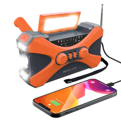 Survival Power Hub – Solar Crank Radio + 10,000mAh Charger - Tails on Trails