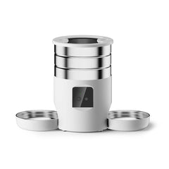 Tails on Trails 4.5L Smart WiFi Automatic Pet Feeder – Dual Stainless Steel Bowls for Dogs - Tails on Trails