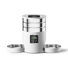 Tails on Trails 4.5L Smart WiFi Automatic Pet Feeder – Dual Stainless Steel Bowls for Dogs - Tails on Trails