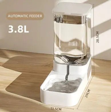 Tails on Trails Automatic Dog Feeder & Water Dispenser – 2 - in - 1 Gravity System for Daily Feeding - Tails on Trails