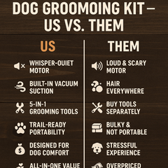 Tails on Trails™ Dog Grooming Kit – Clean, Calm & Trail - Ready - Tails on Trails