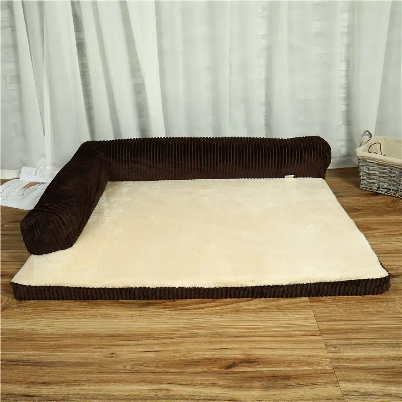 Tails on Trails High - Density Foam Dog Bed – Non - Slip Base & Soft Cloth Cover (SM–XL) - Tails on Trails