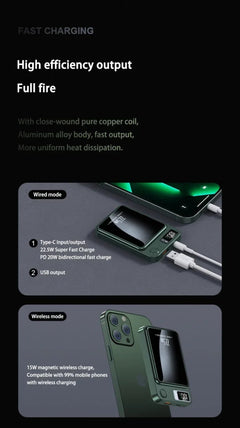 Tails on Trails MagCharge Pro – 100,000mAh Magnetic Wireless Power Bank - Tails on Trails