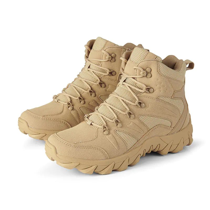 Tails on Trails Men’s Breathable High - Top Hiking Boots – Non - Slip & Lightweight (US 6.5–12) - Tails on Trails