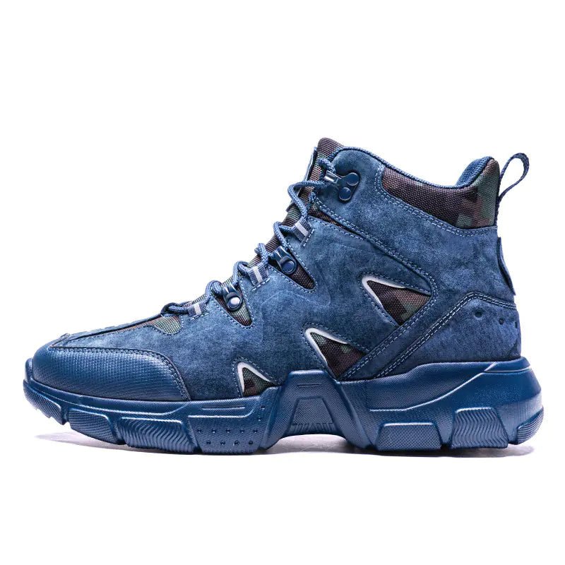 Tails on Trails Men's High Top Hiking Boots – Rugged Style Meets Worksite Strength (US 6.5–12) - Tails on Trails