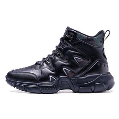 Tails on Trails Men's High Top Hiking Boots – Rugged Style Meets Worksite Strength (US 6.5–12) - Tails on Trails