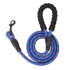 Tails on Trails Reflective Braided Nylon Dog Leash – Durable Traction Rope for Safe Walking - Tails on Trails