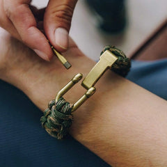 TrailBind™ Paracord Bracelet – Rugged Survival Strap with Adjustable Fit - Tails on Trails