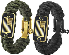TrailBind™ Paracord Bracelet – Rugged Survival Strap with Adjustable Fit - Tails on Trails