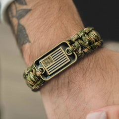 TrailBind™ Paracord Bracelet – Rugged Survival Strap with Adjustable Fit - Tails on Trails