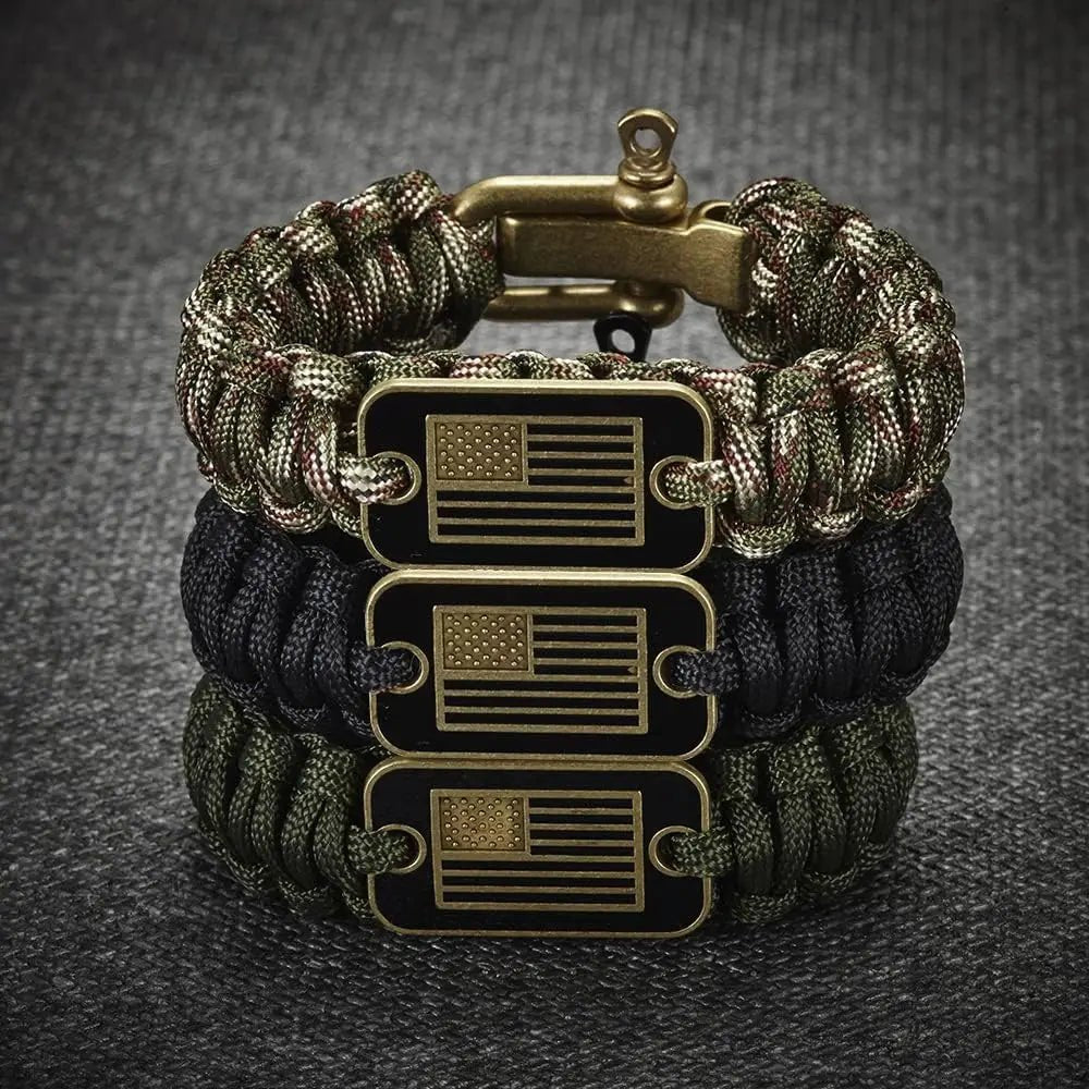 TrailBind™ Paracord Bracelet – Rugged Survival Strap with Adjustable Fit - Tails on Trails