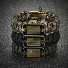 TrailBind™ Paracord Bracelet – Rugged Survival Strap with Adjustable Fit - Tails on Trails
