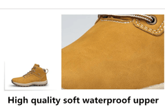 TrailBuilt™ Men’s Waterproof Leather Boots – Rugged, Warm & Durable (US Sizes 6.5–13) - Tails on Trails