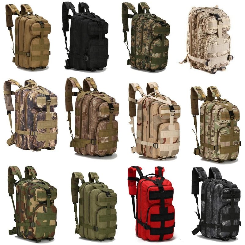 TrailForce™ Tactical Pack – Rugged Outdoor Rucksack for Hiking, Camping & Travel - Tails on Trails